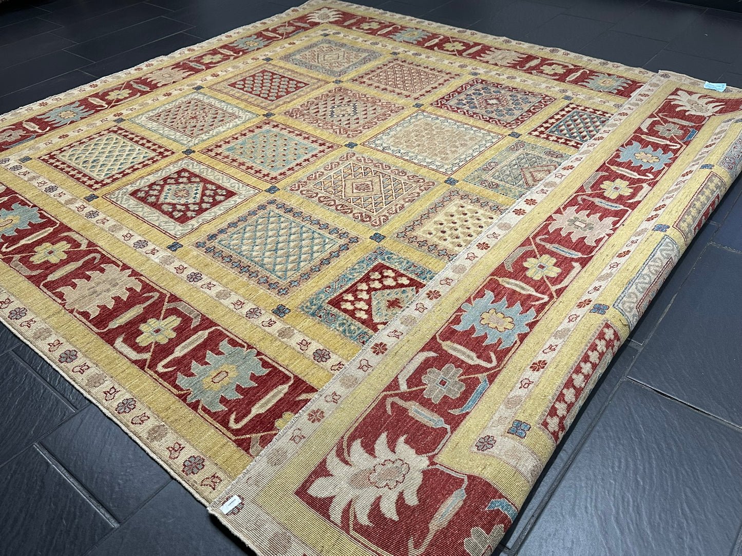 Handgeknüpfter Ziegler Pakistan Teppich 305x255 cm Wolle