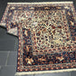Orientteppich handgeknüpft Isfahan Korkwolle Jagdmotiv 310x200 cm
