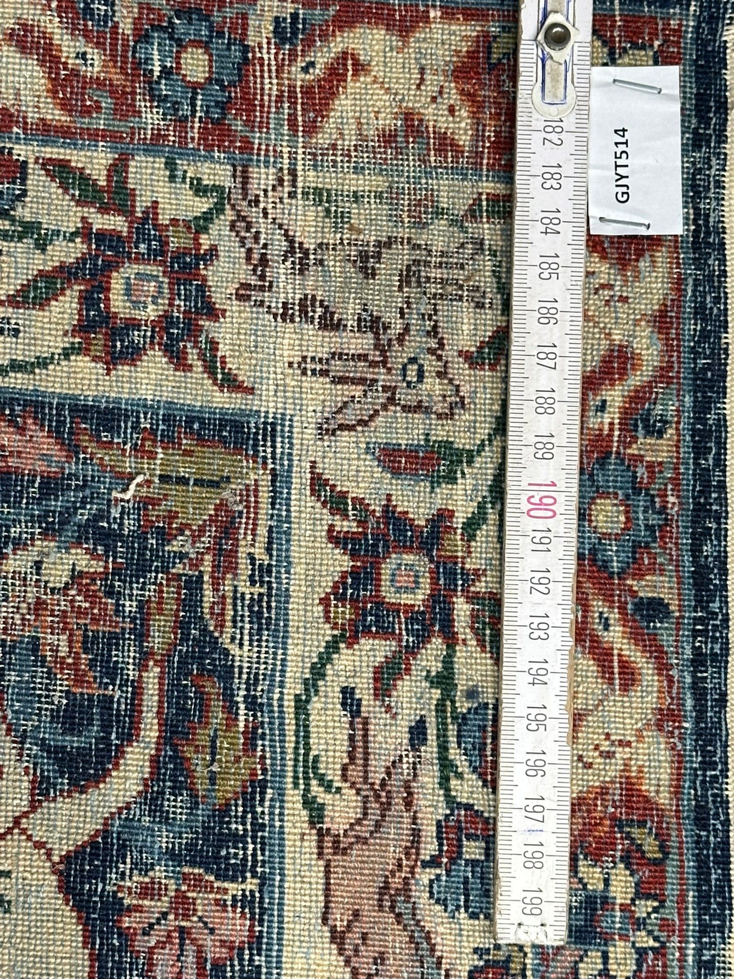 Orientteppich handgeknüpft Isfahan Korkwolle Jagdmotiv 310x200 cm