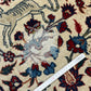 Orientteppich handgeknüpft Isfahan Korkwolle Jagdmotiv 310x200 cm