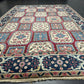 Orientteppich handgeknüpft Kirman Kheshti Felderdesign 295x195 cm