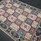Orientteppich handgeknüpft Kirman Kheshti Felderdesign 295x195 cm