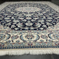Handgeknüpfter Nain Korkwolle Seide Teppich 300x205 cm Neu