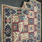 Orientteppich handgeknüpft Kirman Kheshti Felderdesign 295x195 cm