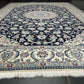 Handgeknüpfter Nain Korkwolle Seide Teppich 300x205 cm Neu
