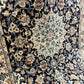 Handgeknüpfter Perser Orientteppich Nain mit Seide  203x119cm