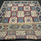 Orientteppich handgeknüpft Kirman Kheshti Felderdesign 295x195 cm