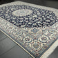 Handgeknüpfter Nain Korkwolle Seide Teppich 300x205 cm Neu