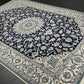 Handgeknüpfter Nain Korkwolle Seide Teppich 300x205 cm Neu