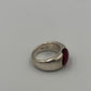 ESPRIT Silber 925 Ring mit rotem Edelstein