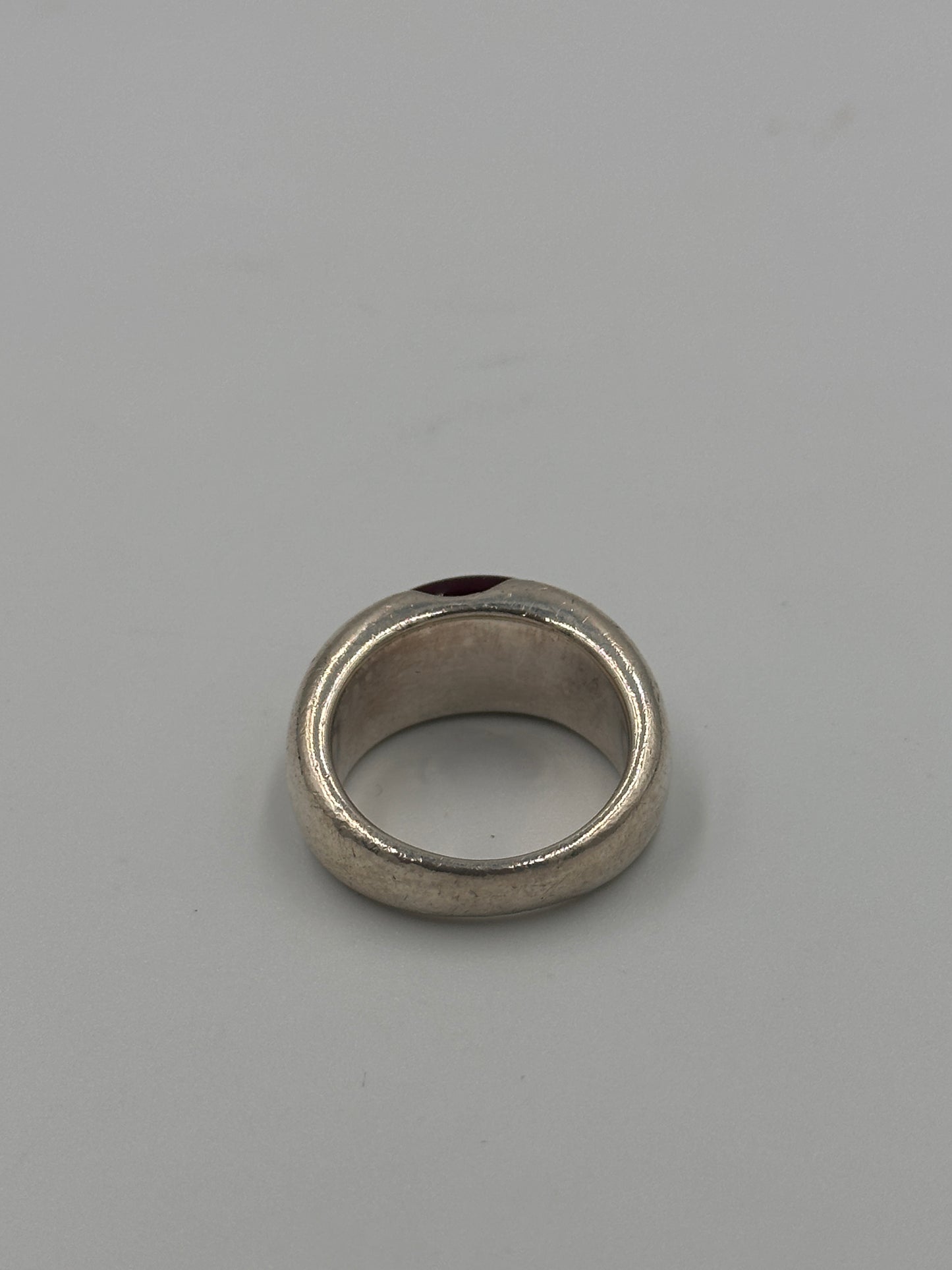 ESPRIT Silber 925 Ring mit rotem Edelstein