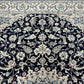 Handgeknüpfter Nain Korkwolle Seide Teppich 300x205 cm Neu