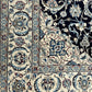 Handgeknüpfter Nain Korkwolle Seide Teppich 300x205 cm Neu