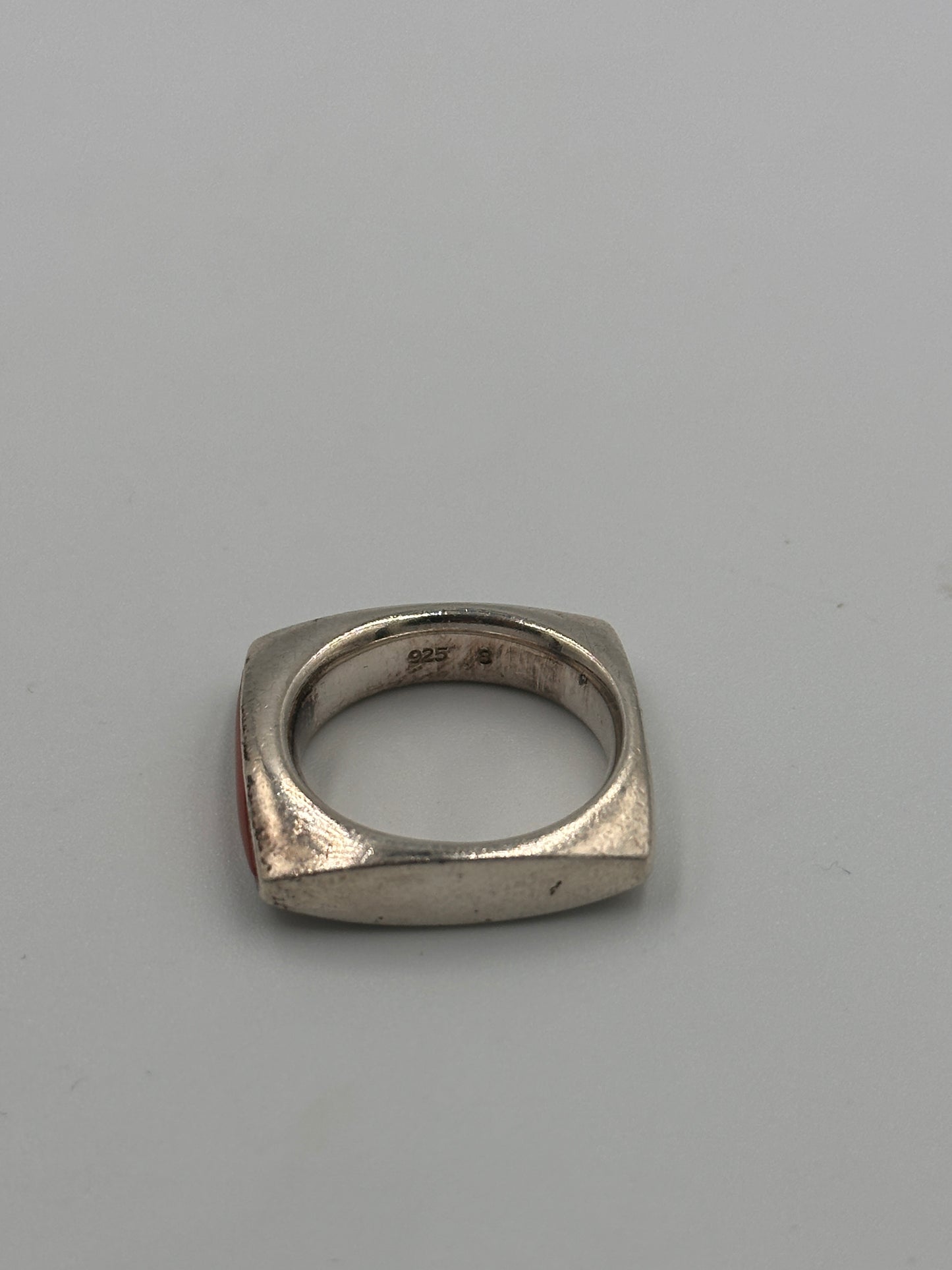 ESPRIT Silber 925 Ring mit Orangenen Edelstein