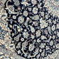 Handgeknüpfter Nain Korkwolle Seide Teppich 300x205 cm Neu