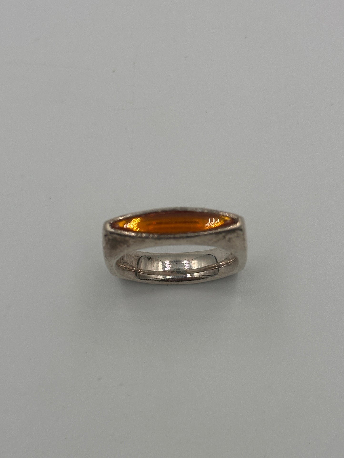 ESPRIT Silber 925 Ring mit Orangenen Edelstein