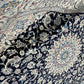 Handgeknüpfter Nain Korkwolle Seide Teppich 300x205 cm Neu