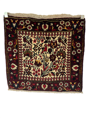 Orientteppich handgeknüpft Hamadan  73x70 cm