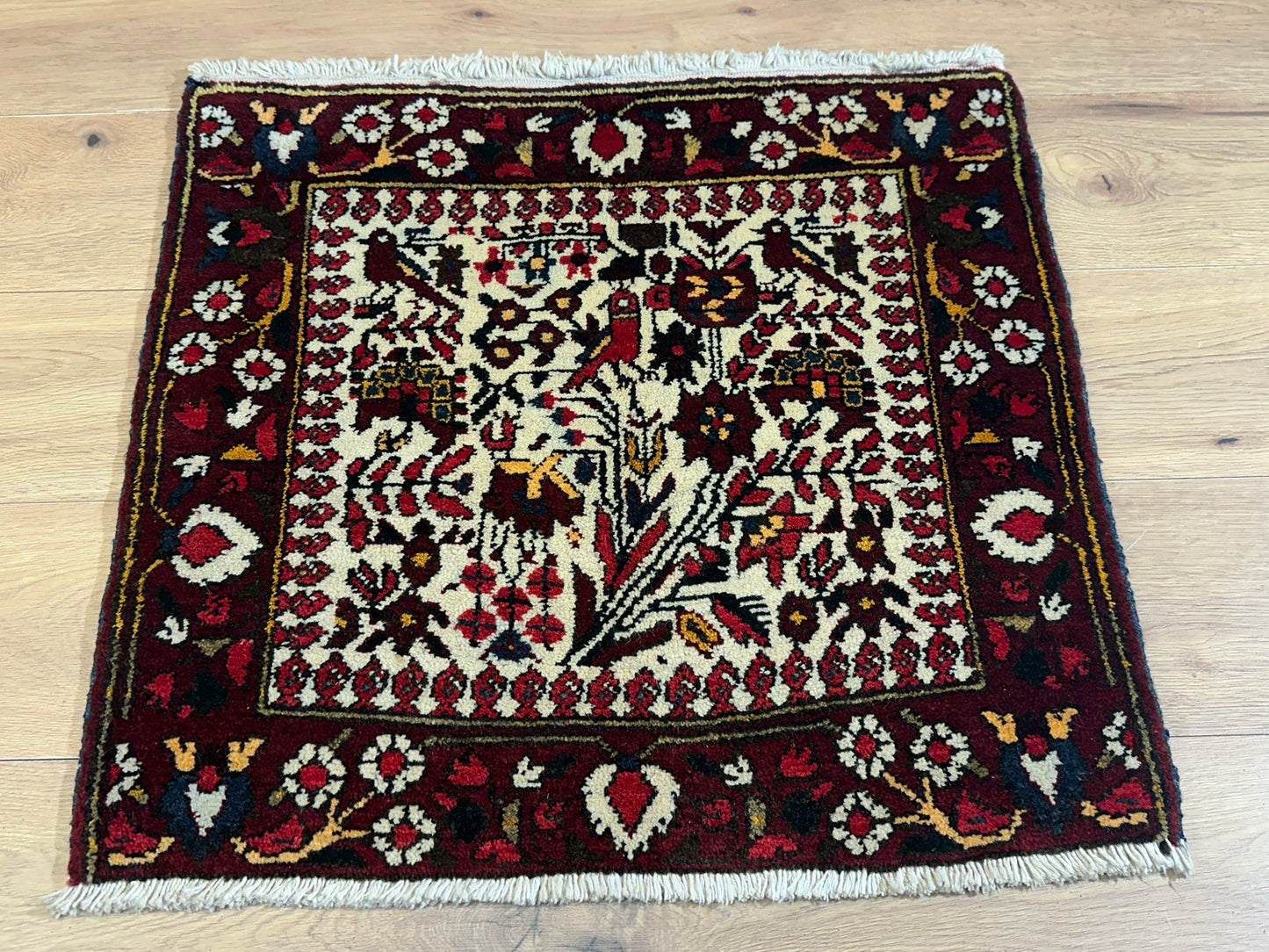 Orientteppich handgeknüpft Hamadan  73x70 cm