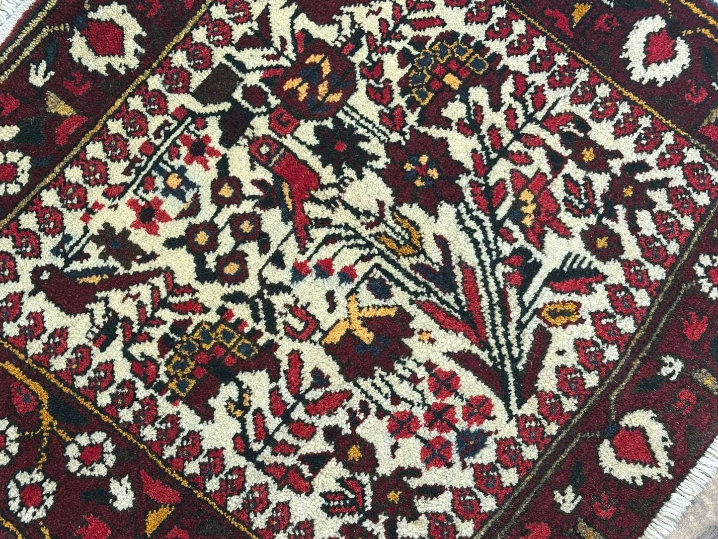 Orientteppich handgeknüpft Hamadan  73x70 cm