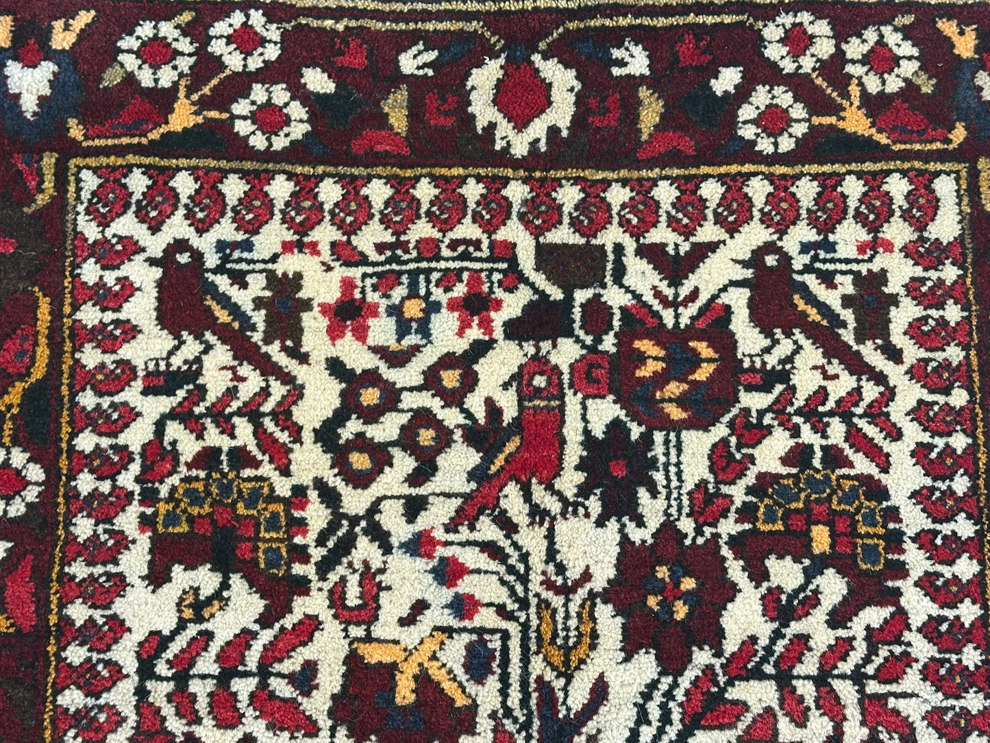 Orientteppich handgeknüpft Hamadan  73x70 cm