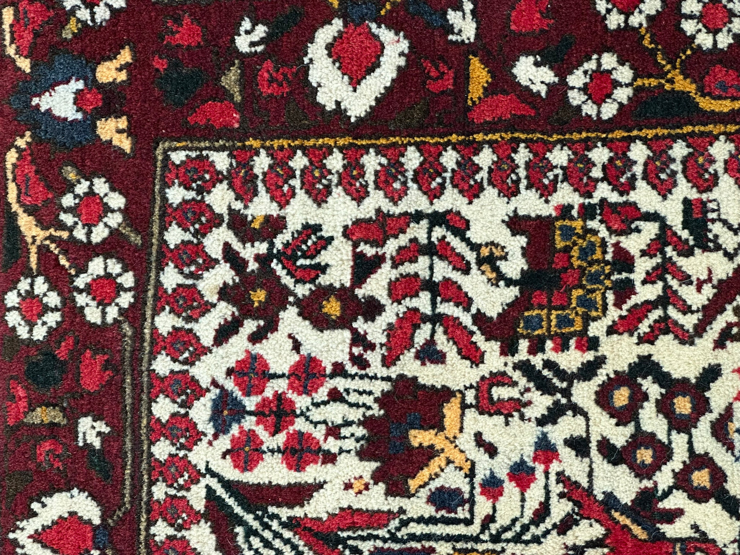 Orientteppich handgeknüpft Hamadan  73x70 cm