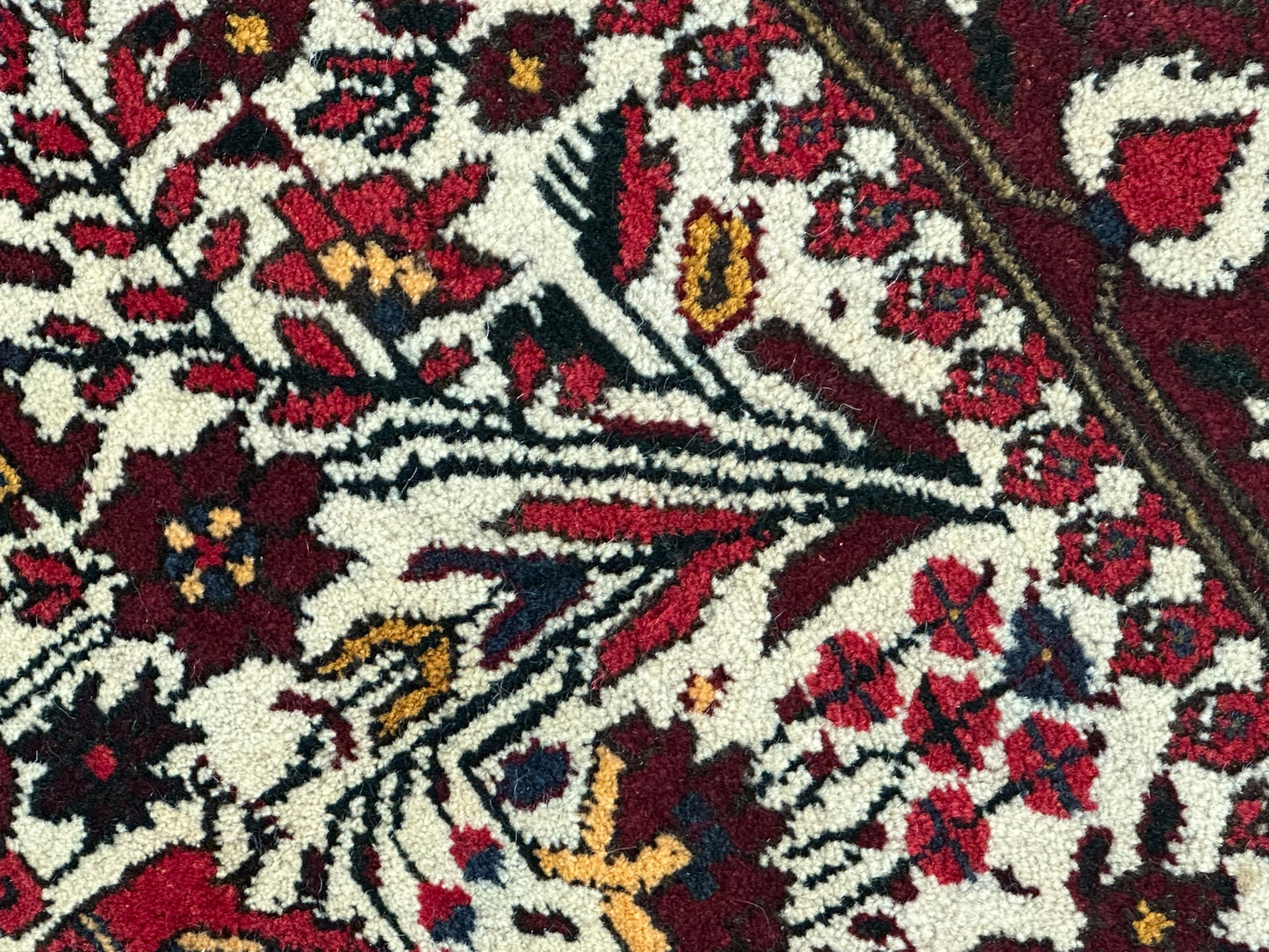 Orientteppich handgeknüpft Hamadan  73x70 cm