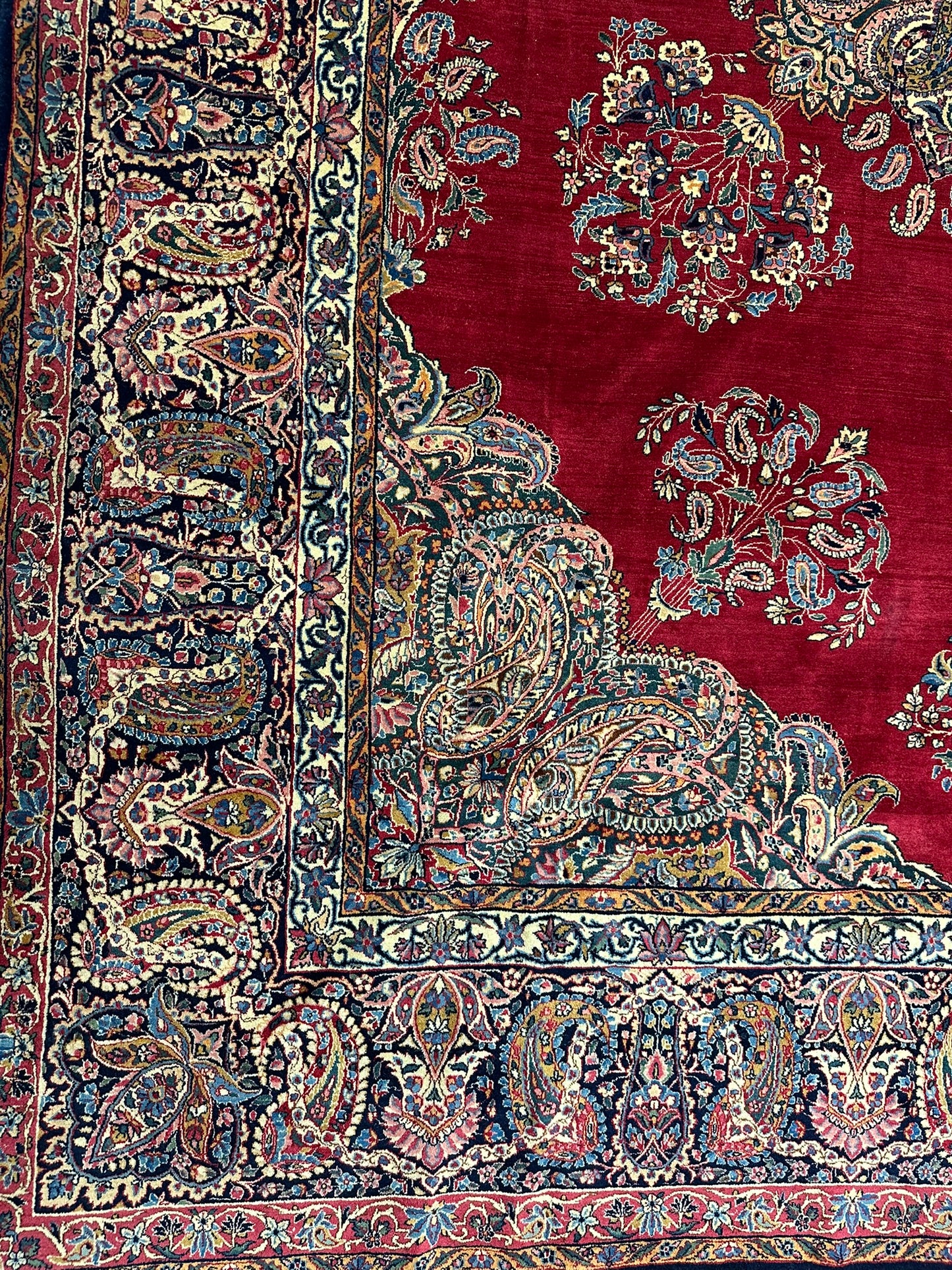 Handgeknüpfter Kirman lawer Orient Palast Teppich 405x295 cm