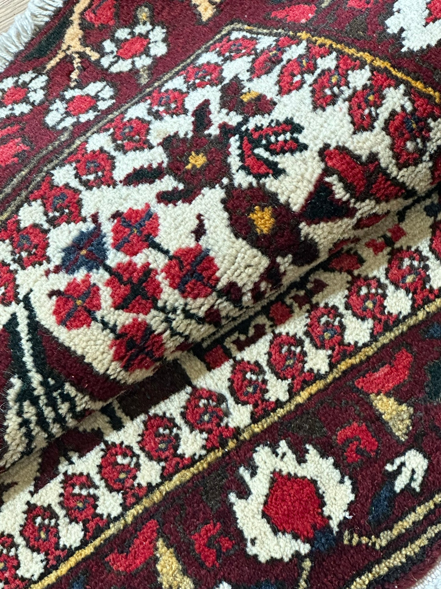 Orientteppich handgeknüpft Hamadan  73x70 cm