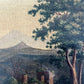 Deutsche Schule (XX) - Ölgemälde - Landschaftsmalerei, Blick ins Tal