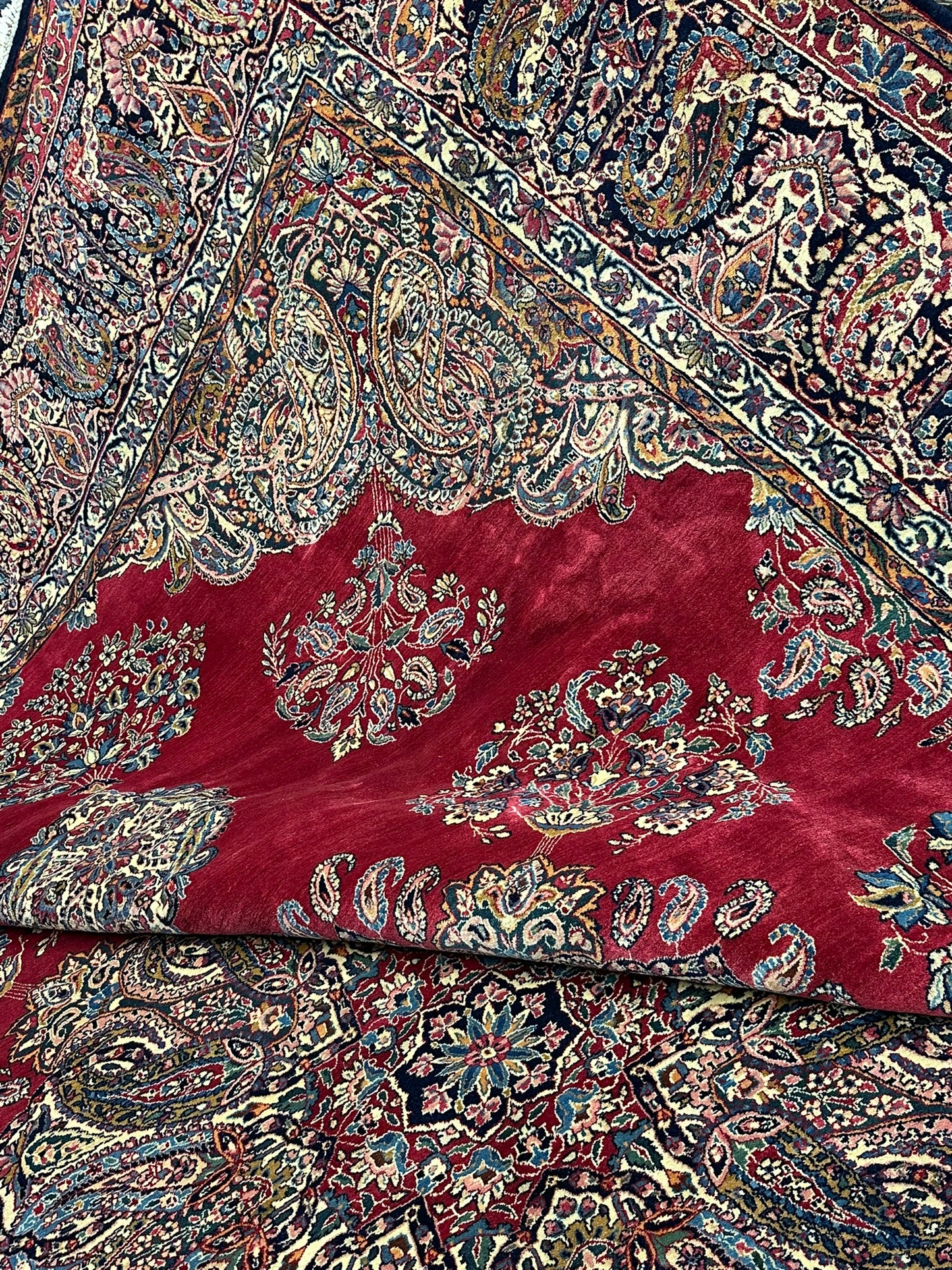 Handgeknüpfter Kirman lawer Orient Palast Teppich 405x295 cm