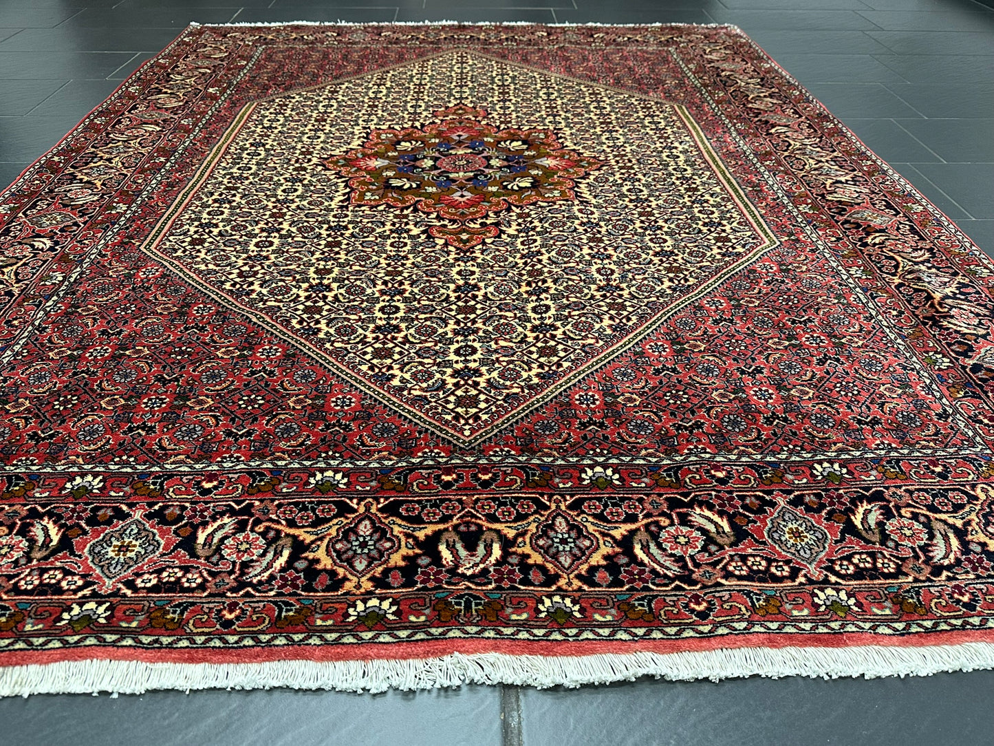 Handgeknüpfter Bidjar Teppich Wolle 250x200 cm Neu