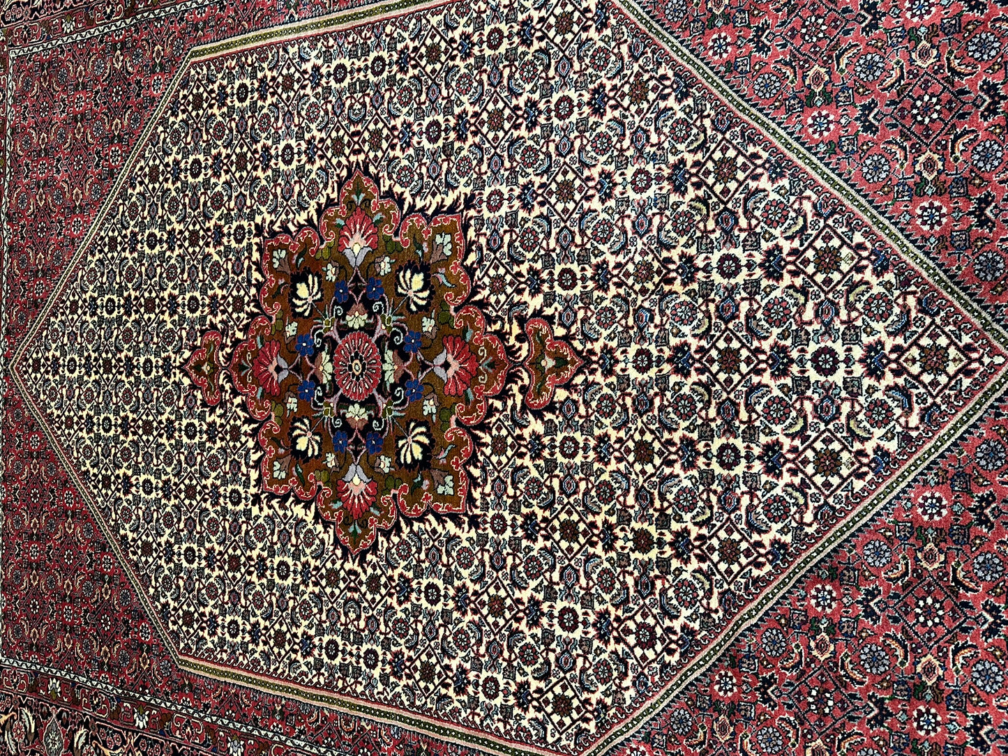 Handgeknüpfter Bidjar Teppich Wolle 250x200 cm Neu