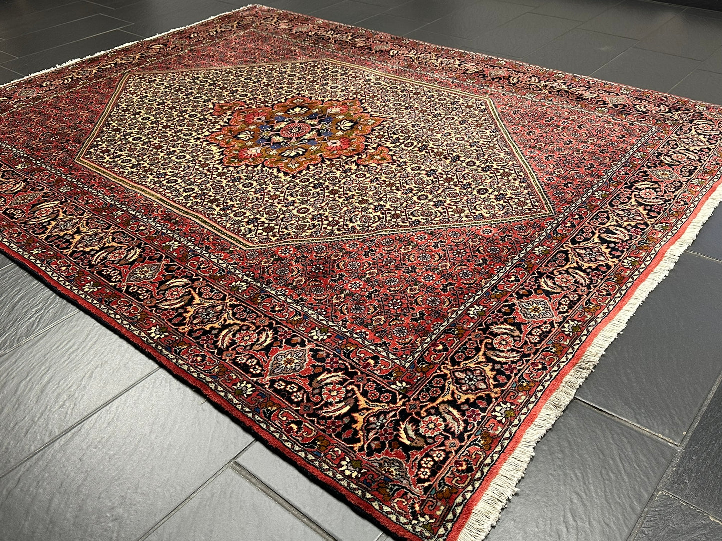 Handgeknüpfter Bidjar Teppich Wolle 250x200 cm Neu