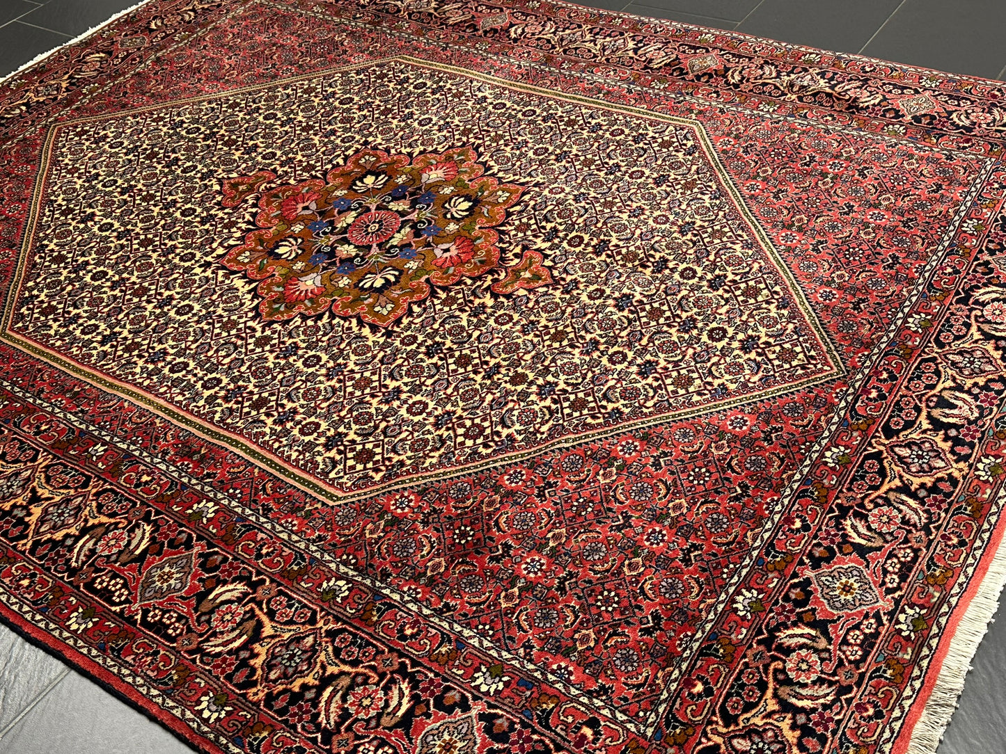 Handgeknüpfter Bidjar Teppich Wolle 250x200 cm Neu