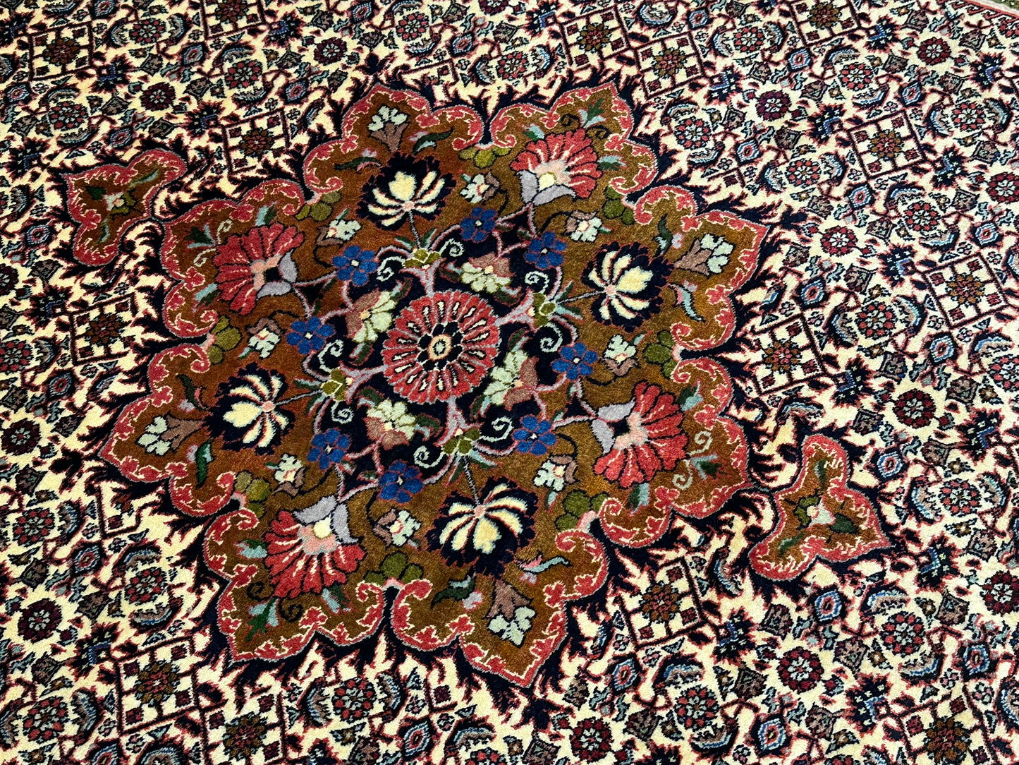 Handgeknüpfter Bidjar Teppich Wolle 250x200 cm Neu