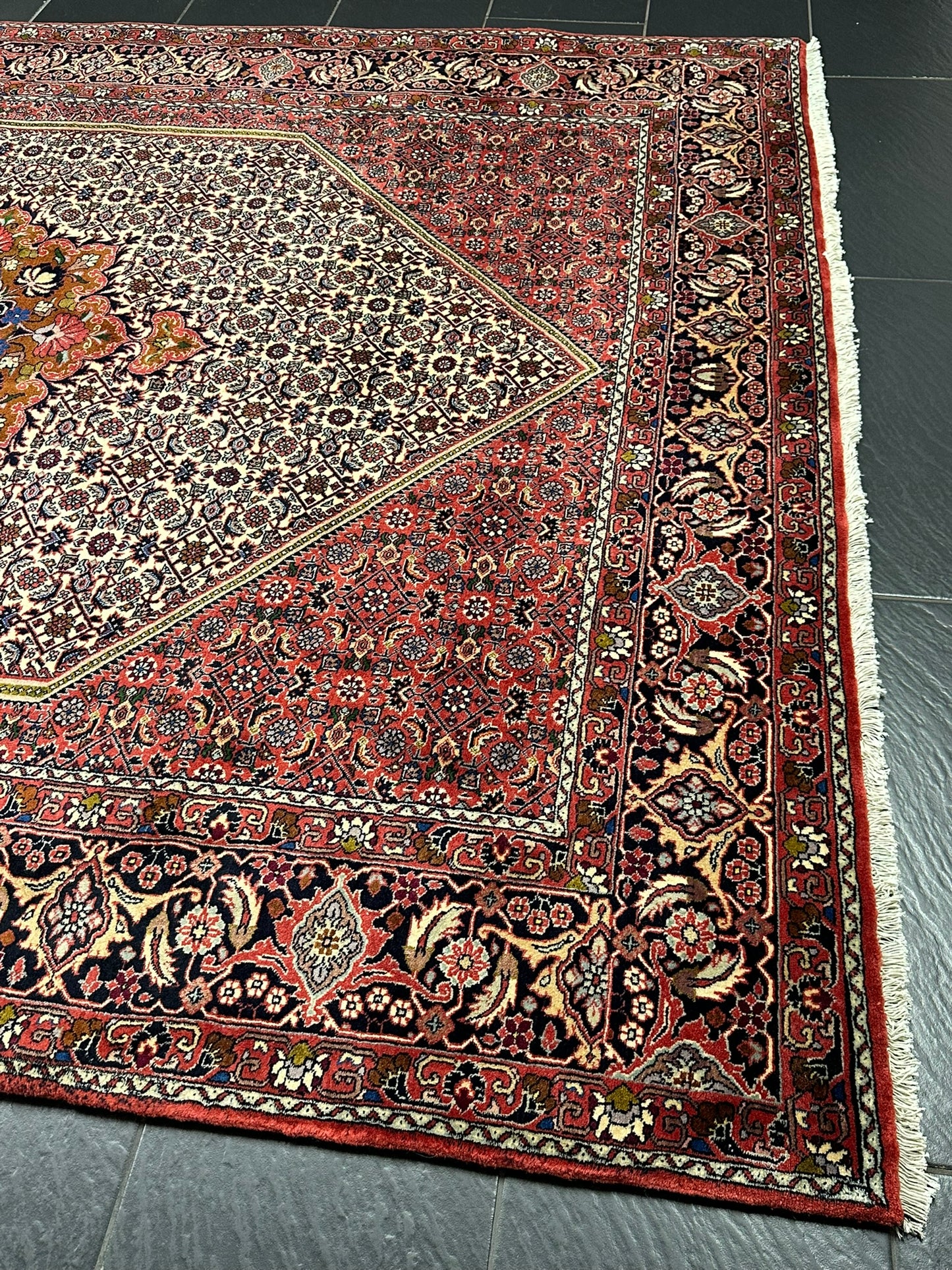 Handgeknüpfter Bidjar Teppich Wolle 250x200 cm Neu