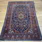 Antik Orientteppich handgeknüpft Keschan Korkwolle  Naturfarben 200x130 cm