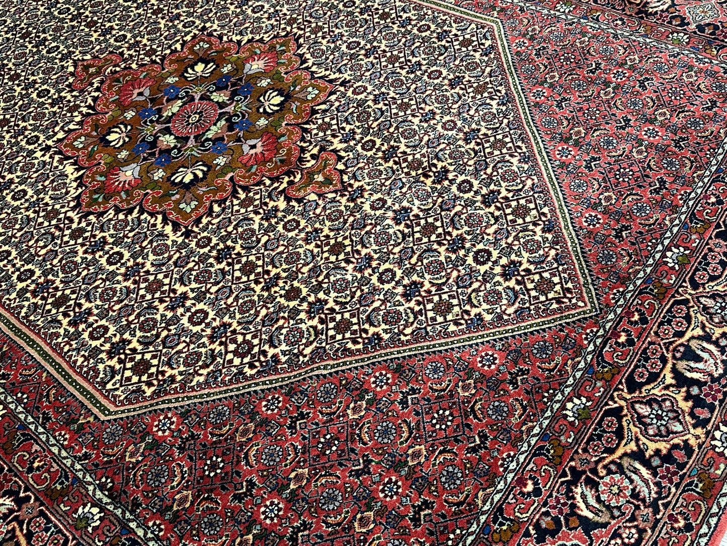 Handgeknüpfter Bidjar Teppich Wolle 250x200 cm Neu