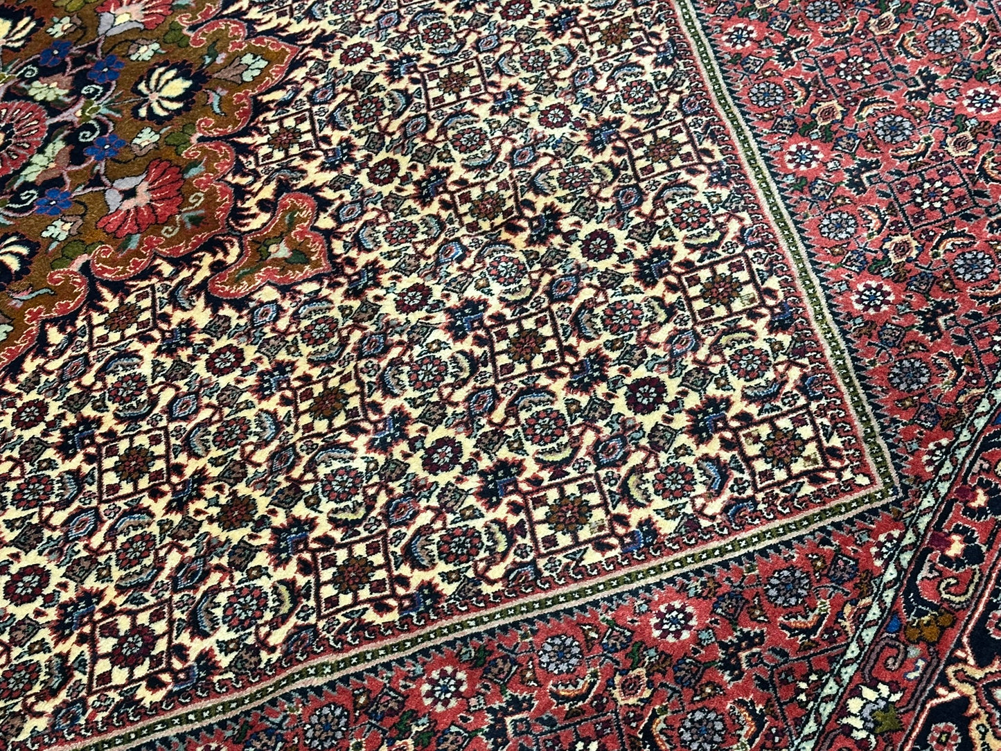 Handgeknüpfter Bidjar Teppich Wolle 250x200 cm Neu