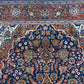 Antik Orientteppich handgeknüpft Keschan Korkwolle  Naturfarben 200x130 cm