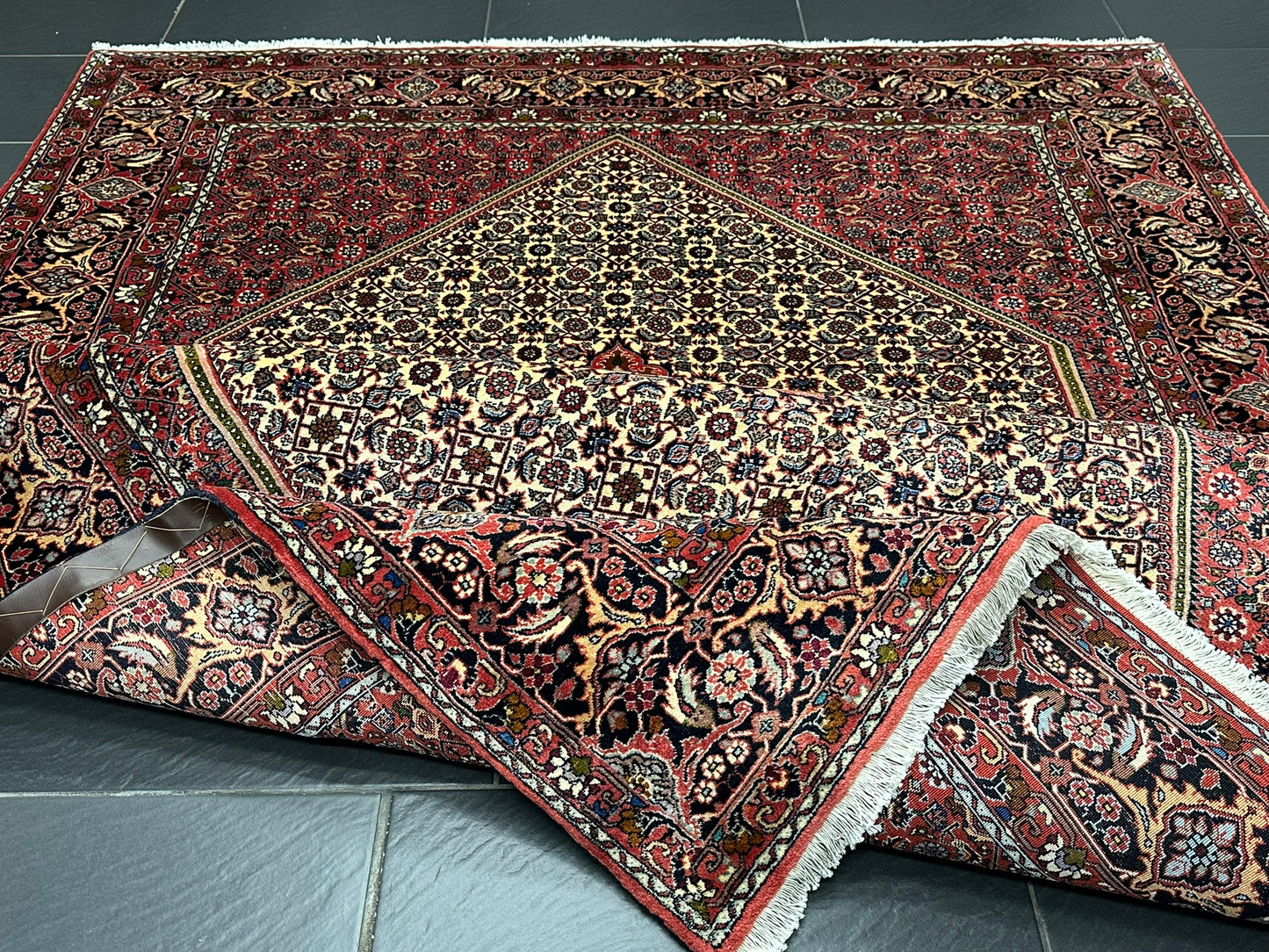 Handgeknüpfter Bidjar Teppich Wolle 250x200 cm Neu