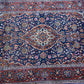 Antik Orientteppich handgeknüpft Keschan Korkwolle  Naturfarben 200x130 cm