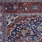 Antik Orientteppich handgeknüpft Keschan Korkwolle  Naturfarben 200x130 cm