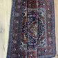 Antik Orientteppich handgeknüpft Keschan Korkwolle  Naturfarben 200x130 cm