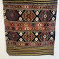 Antik Orientteppich handgewebt Türkei Kelim Naturfarben 120x100 cm