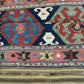 Antik Orientteppich handgewebt Türkei Kelim Naturfarben 120x100 cm