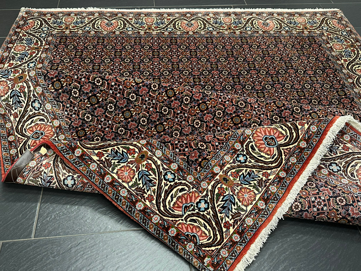 Handgeknüpfter Bidjar Teppich Wolle 250x210 cm Neu