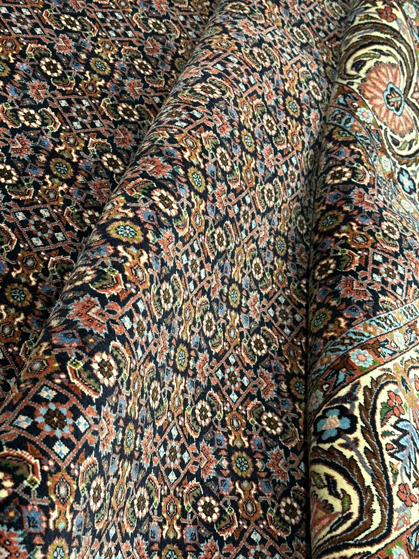Handgeknüpfter Bidjar Teppich Wolle 250x210 cm Neu