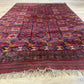 Antik Orientteppich handgeknüpft Afghan Hadjlu  200x125 cm